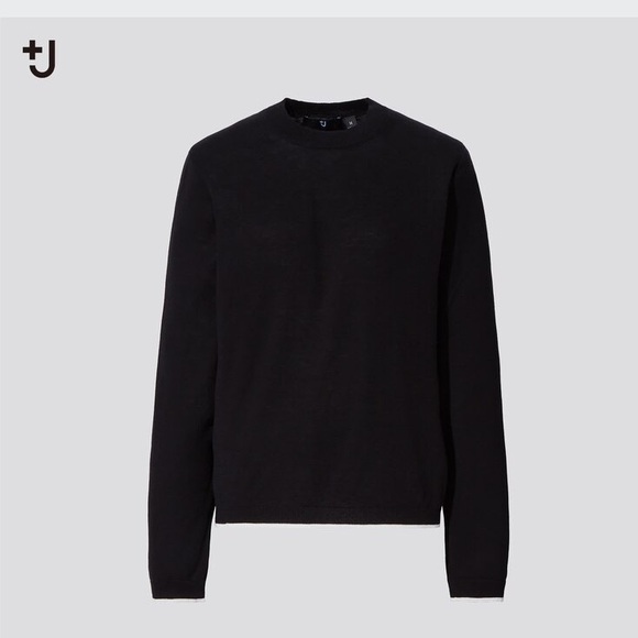 Uniqlo X Jil Sander Women’s Black Crew Neck Sweater - Picture 1 of 5